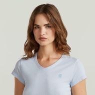 Снимка на G-STAR ДАМСКИ ТОП OVERDYED EYBEN SLIM V-NECK TOP 2.0 В LT WAVE GD 3
