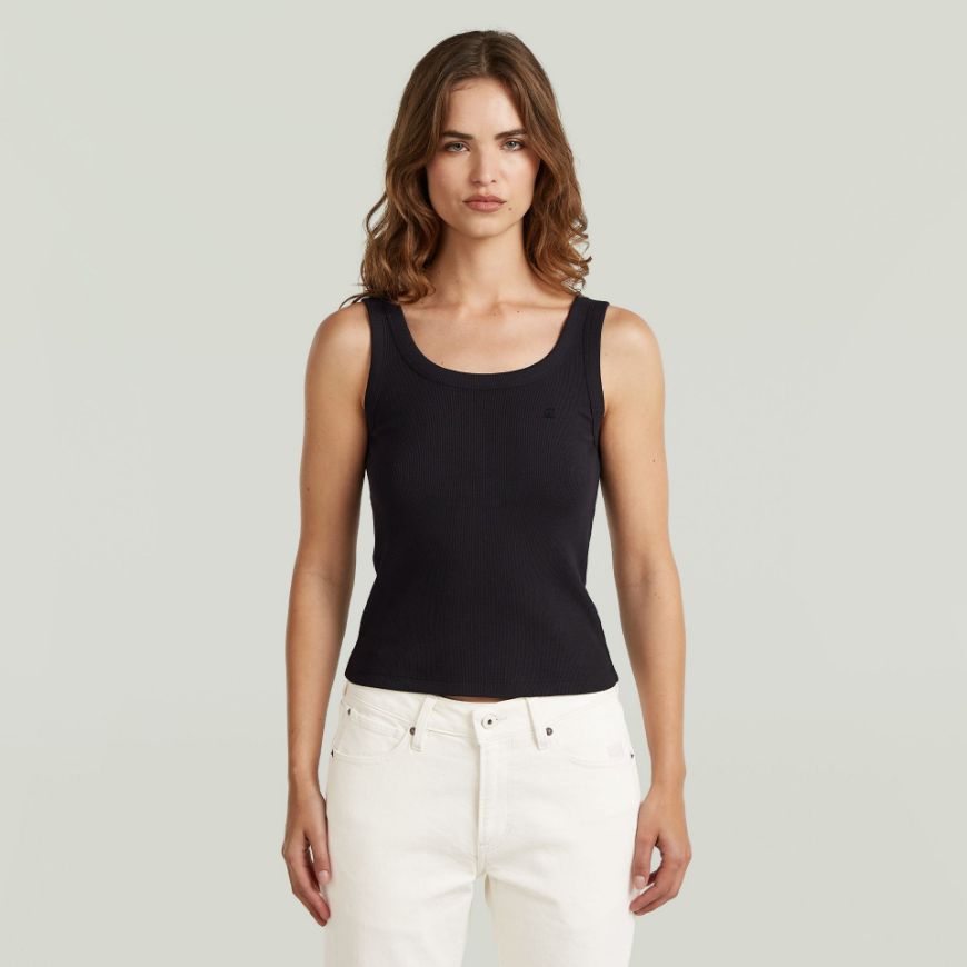 Снимка на G-STAR ДАМСКИ ТОП SLIM RIB TANK TOP В DK BLACK