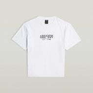 Снимка на G-STAR ДАМСКИ ТОП INSIDE PRINT TOP В WHITE 6