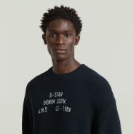 Снимка на G-STAR МЪЖКИ ПУЛОВЕР STENCIL GR LOOSE KNIT В SALUTE 3