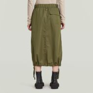 Picture of G-STAR WOMEN'S MIDI PARACHUTE SKIRT IN SHADOW OLIVE 2
