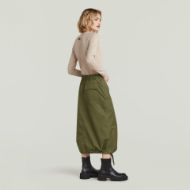 Picture of G-STAR WOMEN'S MIDI PARACHUTE SKIRT IN SHADOW OLIVE 5