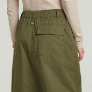 Picture of G-STAR WOMEN'S MIDI PARACHUTE SKIRT IN SHADOW OLIVE 3