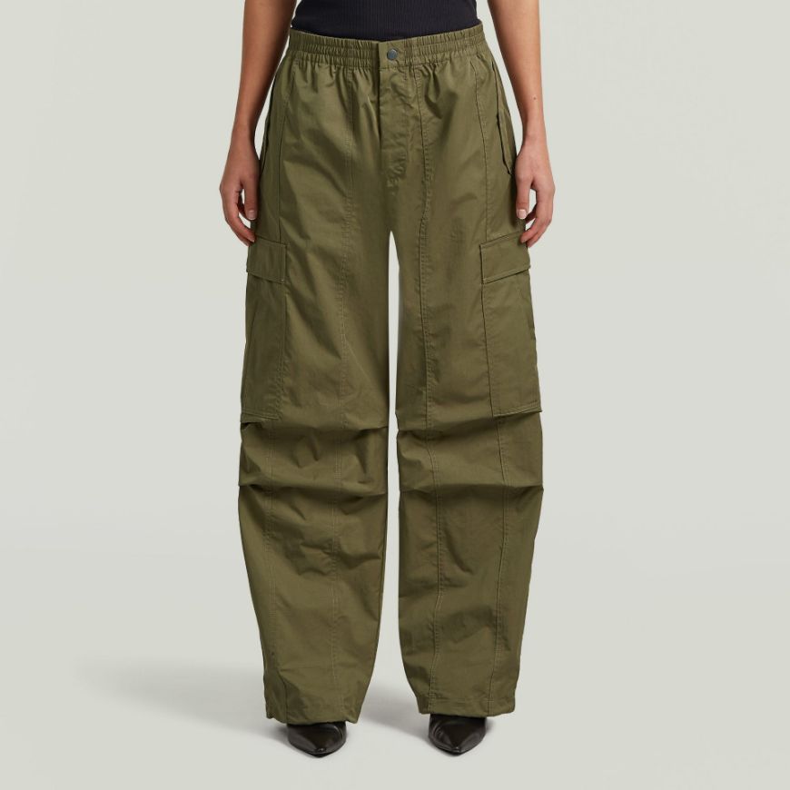Снимка на G-STAR ДАМСКИ ПАНТАЛОН ELEVATED PARACHUTE PANTS В SHADOW OLIVE