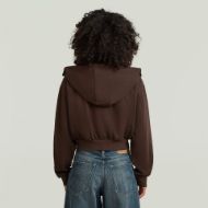 Снимка на G-STAR ДАМСКИ СУИТШЪРТ CROPPED FULL ZIP HOODED RELAXED SWEATER В JAVA 2