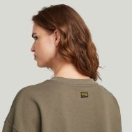 Снимка на G-STAR ДАМСКИ СУИТШЪРТ HERITAGE HARDWARE LOOSE CROPPED SWEATER В TURF 3