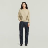 Снимка на G-STAR ДАМСКИ СУИТШЪРТ HERITAGE HARDWARE SNAPS SWEATER В CREAM 4