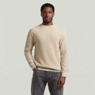 Picture of G-STAR MEN'S WASHED KNIT IN CREAM GD 1