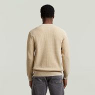 Picture of G-STAR MEN'S WASHED KNIT IN CREAM GD 2