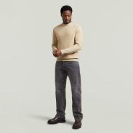 Picture of G-STAR MEN'S WASHED KNIT IN CREAM GD 5