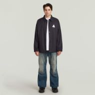 Picture of G-STAR MEN'S COACH JACKET IN DK BLACK 4