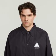 Picture of G-STAR MEN'S COACH JACKET IN DK BLACK 3