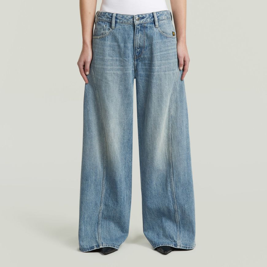 Снимка на G-STAR ДАМСКИ ДЕНИМ HELYX 3D CINCH WIDE JEANS В VINTAGE PATINA BLUE