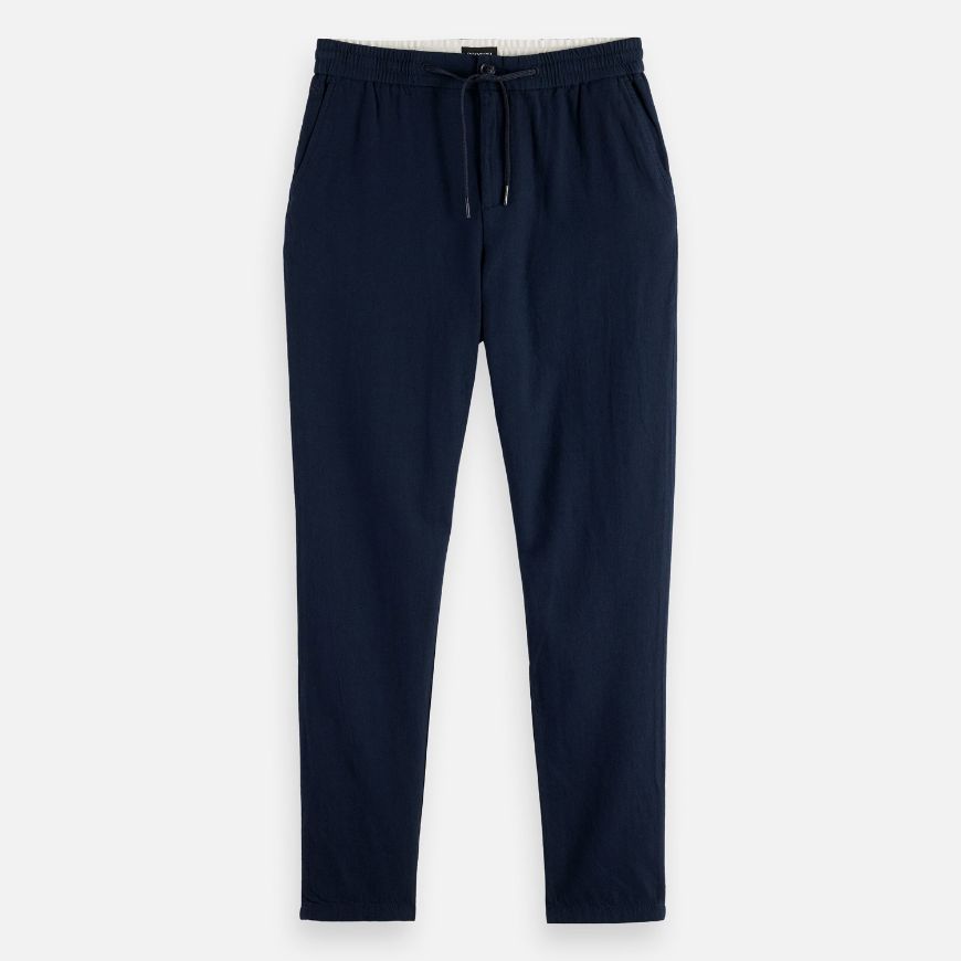 Снимка на SCOTCH&SODA МЪЖКИ ПАНТАЛОН CORE - WARREN - COTTON/ LINEN TWILL В NAVY