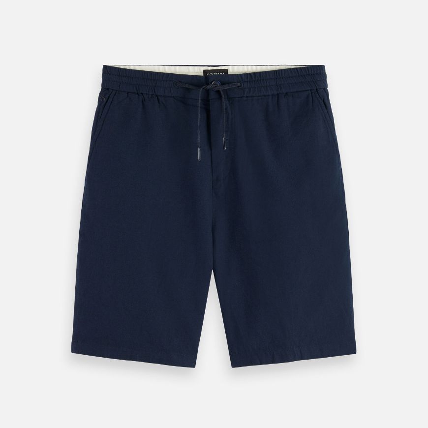 Снимка на SCOTCH&SODA МЪЖКИ БЕРМУДИ CORE - FAVE - COTTON-LINEN TWILL В NAVY