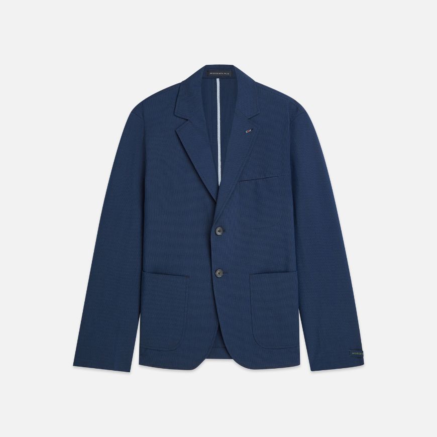 Снимка на SCOTCH&SODA МЪЖКО САКО UNCONSTRUCTED COTTON BLEND SEERSUCKER В NAVY