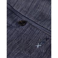 Снимка на SCOTCH&SODA МЪЖКИ ПАНТАЛОН OLIVER PLEATED LINEN BLEND RELAXED STRAIGHT FIT В NAVY 3