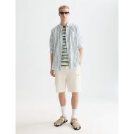 Снимка на SCOTCH&SODA МЪЖКА РИЗА STRIPED CRINKLE STRUCTURE REGULAR FIT В БЯЛО 7
