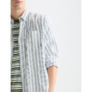 Снимка на SCOTCH&SODA МЪЖКА РИЗА STRIPED CRINKLE STRUCTURE REGULAR FIT В БЯЛО 6