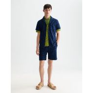 Снимка на SCOTCH&SODA МЪЖКА РИЗА TERRY JACQUARD REGULAR FIT SHORT-SLEEVED В NAVY 7