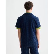 Снимка на SCOTCH&SODA МЪЖКА РИЗА TERRY JACQUARD REGULAR FIT SHORT-SLEEVED В NAVY 5