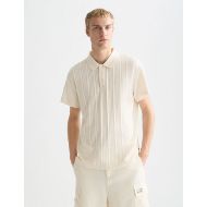 Снимка на SCOTCH&SODA МЪЖКА ПОЛО БЛУЗА СЪС СВОБОДНА КРОЙКА В ЕКРЮ 4