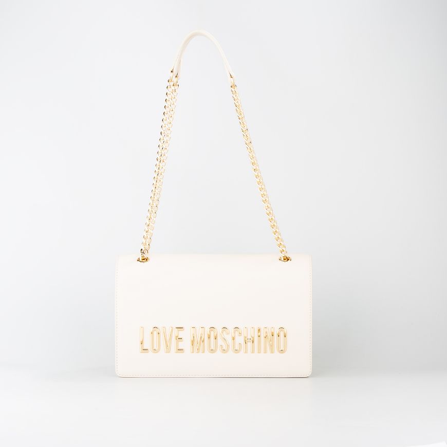 Picture of LOVE MOSCHINO WOMEN'S SHOULDER BAG BOLD LOVE IN IVORY