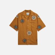 Снимка на SCOTCH&SODA МЪЖКА РИЗА EMBROIDERED LINEN RELAXED-FIT SHORT-SLEEVED В КАФЯВО 1