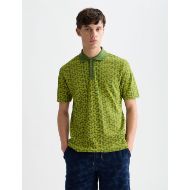 Снимка на SCOTCH&SODA МЪЖКА БЛУЗА PRINTED STRUCTURED RELAXED-FIT POLO В ЗЕЛЕНО 4