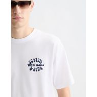 Снимка на SCOTCH&SODA МЪЖКА БЛУЗА FRONT AND BACK ARTWORK RELAXED-FIT В БЯЛО 6