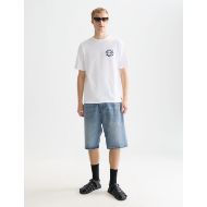 Снимка на SCOTCH&SODA МЪЖКА БЛУЗА FRONT AND BACK ARTWORK RELAXED-FIT В БЯЛО 7