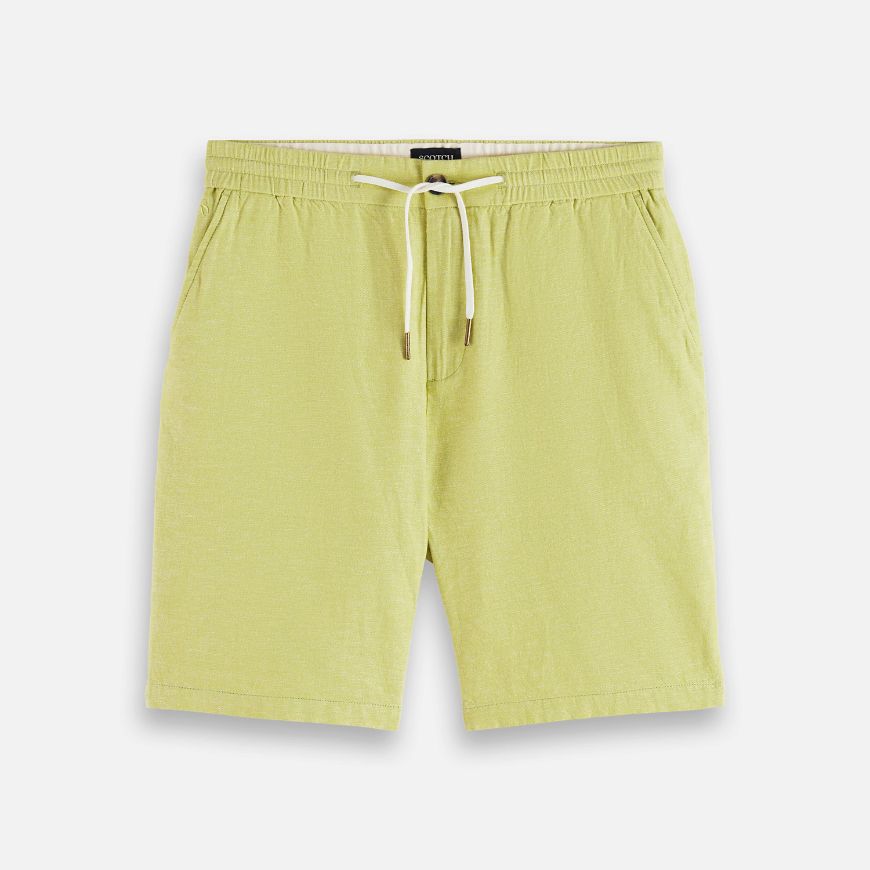 Снимка на SCOTCH&SODA МЪЖКИ БЕРМУДИ SEASONAL CORE FAVE COTTON LINEN REGULAR FIT CHINO В КОМБИНАЦИЯ