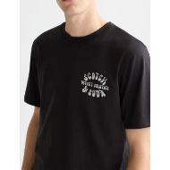 Снимка на SCOTCH&SODA МЪЖКА БЛУЗА LEFT CHEST ARTWORK REGULAR-FIT В ЧЕРНО 6