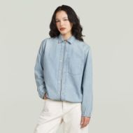 Снимка на G-STAR ДАМСКА РИЗА RELAXED ZIP SHIRT В VINTAGE SMITHSONITE 4