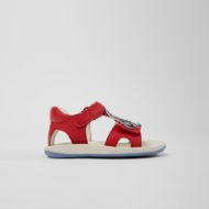 Снимка на CAMPER ДЕТСКИ КОЖЕНИ САНДАЛИ TWINS FW BY MOOMIN В ЧЕРВЕНО 1