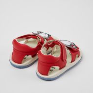 Снимка на CAMPER ДЕТСКИ КОЖЕНИ САНДАЛИ TWINS FW BY MOOMIN В ЧЕРВЕНО 4