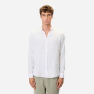 Picture of DIRTY LAUNDRY MEN'S MAO SHIRT IN WHITE 1