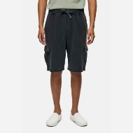 Picture of DIRTY LAUNDRY MEN'S CARGO SWEATBERMUDA IN VINTAGE BLACK 1