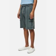 Picture of DIRTY LAUNDRY MEN'S CARGO SWEATBERMUDA IN VINTAGE GREY 2