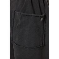 Picture of DIRTY LAUNDRY MEN'S RAW EDGES SWEATBERMUDA IN VINTAGE BLACK 4