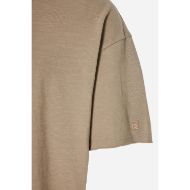 Picture of DIRTY LAUNDRY MEN'S PIQUET T-SHIRT WITH RAW EDGES IN TAUPE 5