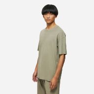 Picture of DIRTY LAUNDRY MEN'S PIQUET T-SHIRT WITH RAW EDGES IN TAUPE 2