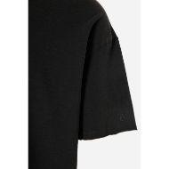 Picture of DIRTY LAUNDRY MEN'S PIQUET T-SHIRT WITH RAW EDGES IN VINTAGE BLACK 3