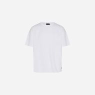 Picture of DIRTY LAUNDRY MEN'S PIQUET T-SHIRT WITH RAW EDGES IN WHITE 6