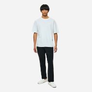 Picture of DIRTY LAUNDRY MEN'S PIQUET T-SHIRT WITH RAW EDGES IN WHITE 4