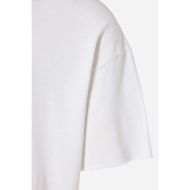 Picture of DIRTY LAUNDRY MEN'S PIQUET T-SHIRT WITH RAW EDGES IN WHITE 5