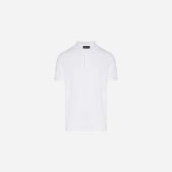 Picture of DIRTY LAUNDRY MEN'S PIQUET POLO T-SHIRT IN WHITE 6