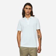 Picture of DIRTY LAUNDRY MEN'S PIQUET POLO T-SHIRT IN WHITE 4