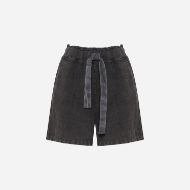 Снимка на DIRTY LAUNDRY ДАМСКИ БЕРМУДИ RELAXED LINEN BERMUDA VINTAGE BLACK 5