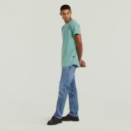 Picture of G-STAR MEN'S LASH T-SHIRT IN MINERAL BLUE GD 5
